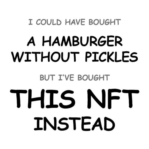A Hamburger without Pickles