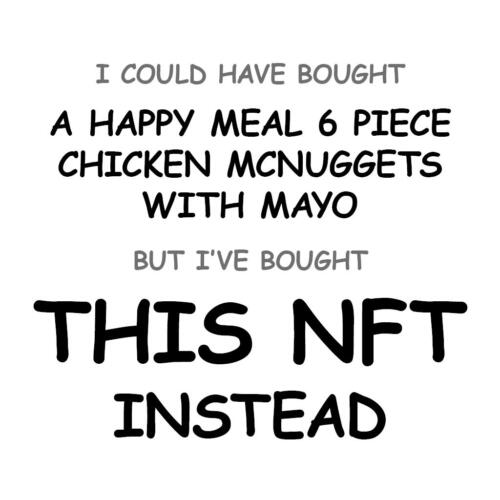 A Happy Meal 6 Piece Chicken McNuggets with Mayo