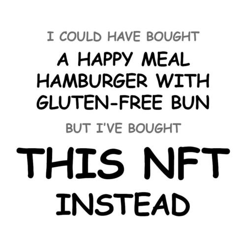 A Happy Meal Hamburger with Gluten-Free Bun