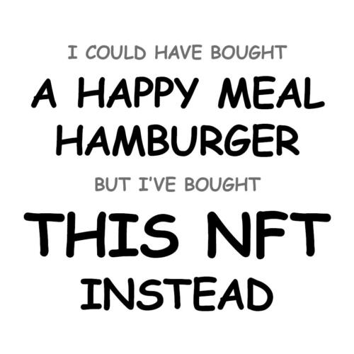 A Happy Meal Hamburger