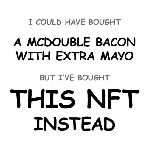 A McDouble Bacon with Extra Mayo