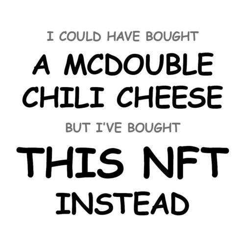 A McDouble Chili Cheese