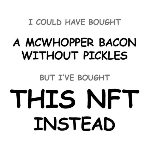 A McWhopper Bacon without Pickles