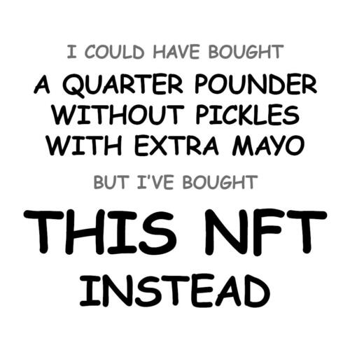 A Quarter Pounder without Pickles with Extra Mayo