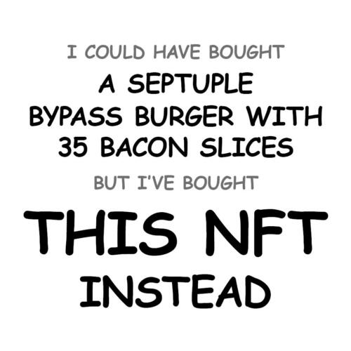 A Septuple Bypass Burger with 35 Bacon Slices