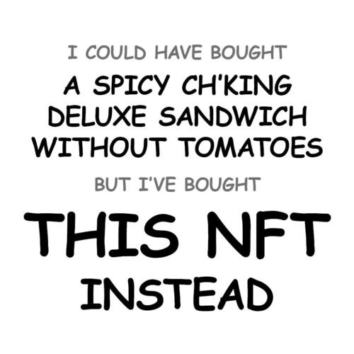 A Spicy Ch’King Deluxe Sandwich without Tomatoes