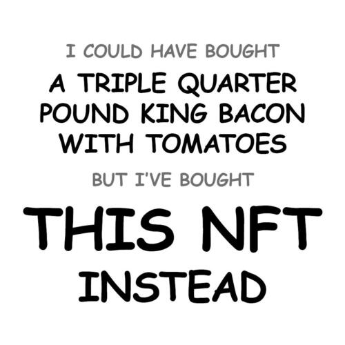 A Triple Quarter Pound King Bacon with Tomatoes