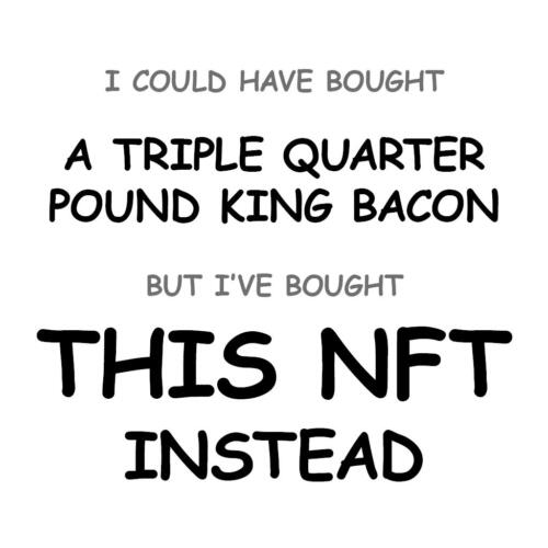 A Triple Quarter Pound King Bacon