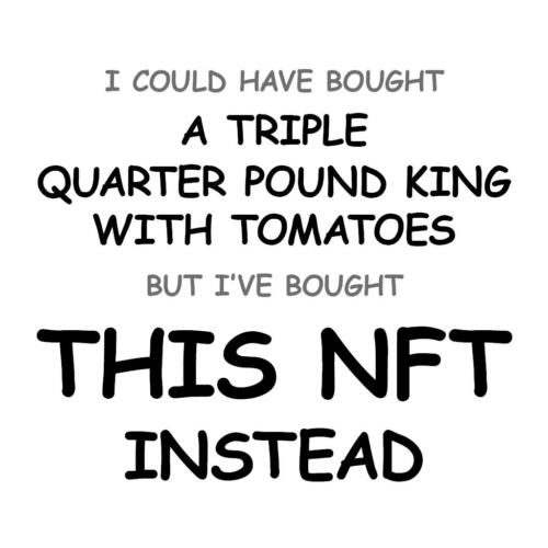 A Triple Quarter Pound King with Tomatoes