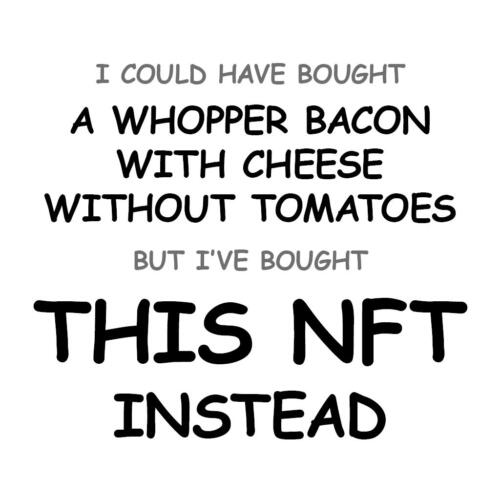 A Whopper Bacon with Cheese without Tomatoes