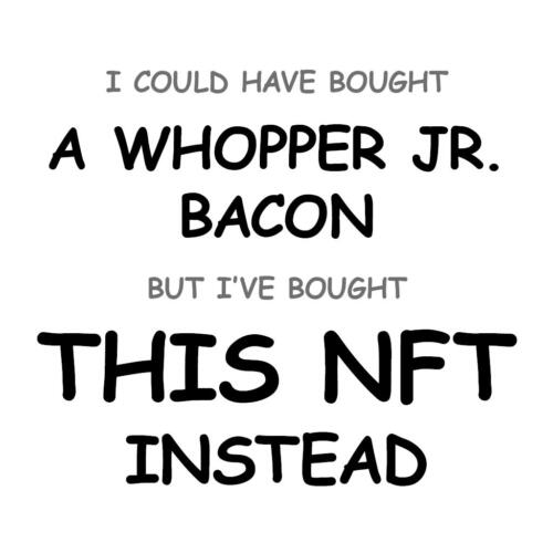 A Whopper Jr. Bacon