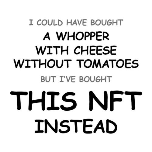 A Whopper with Cheese without Tomatoes