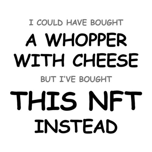 A Whopper with Cheese