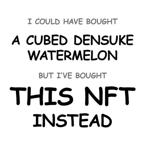 A Cubed Densuke Watermelon