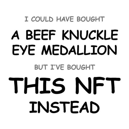 A Beef Knuckle Eye Medallion