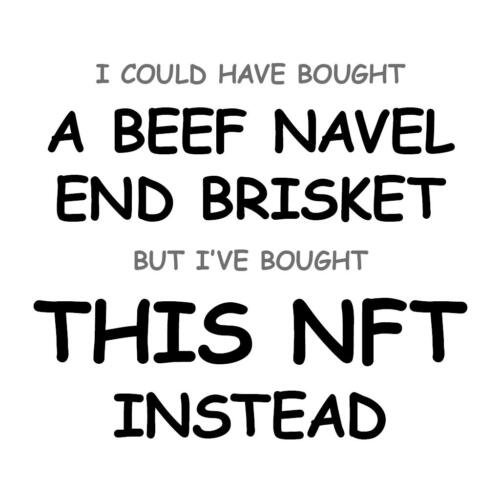 A Beef Navel End Brisket