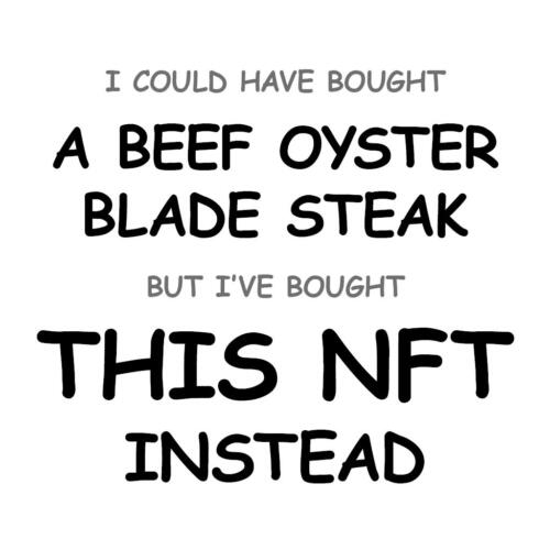 A Beef Oyster Blade Steak