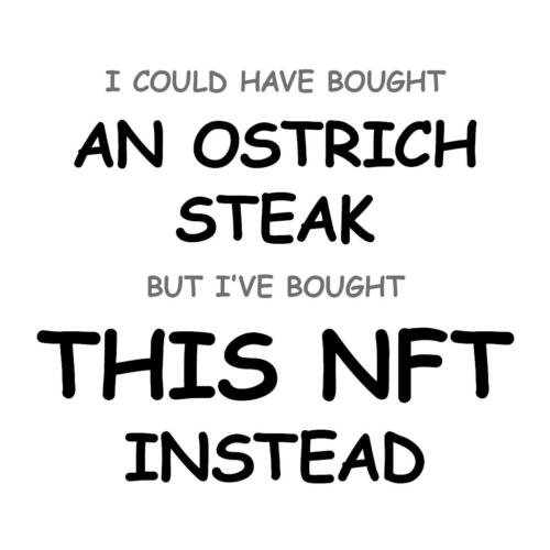 An Ostrich Steak