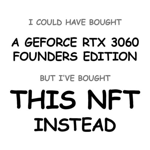 A GeForce RTX 3060 Founders Edition