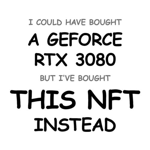 A GeForce RTX 3080