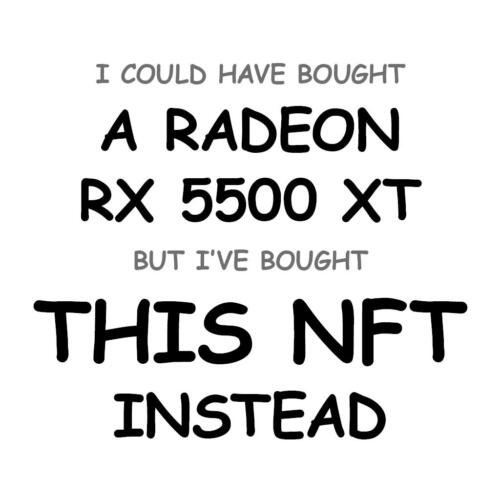 A Radeon RX 5500 XT