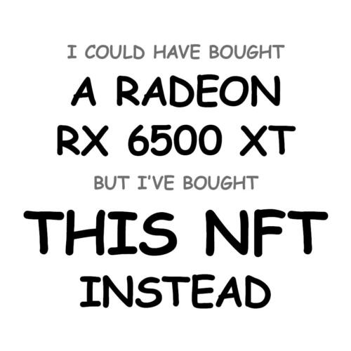 A Radeon RX 6500 XT