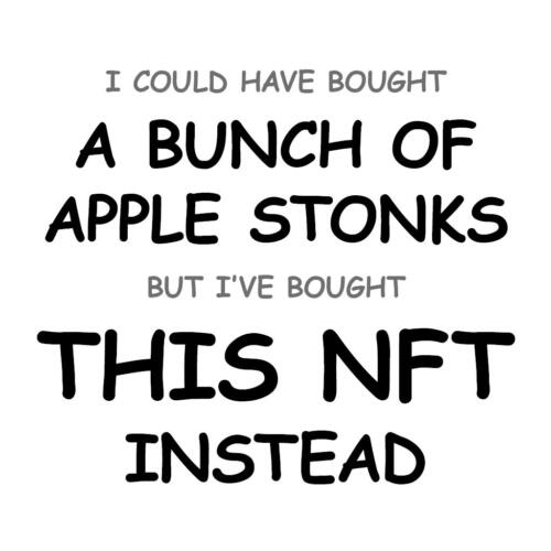 A Bunch of Apple Stonks