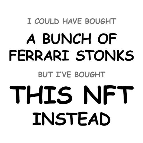 A Bunch of Ferrari Stonks