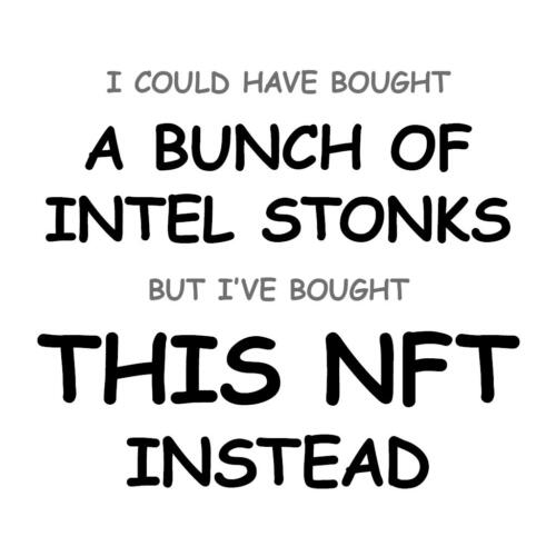 A Bunch of Intel Stonks