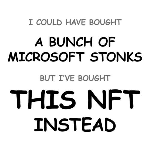 A Bunch of Microsoft Stonks