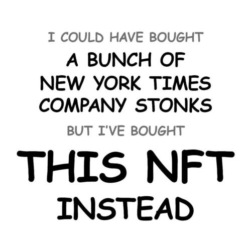 A Bunch of New York Times Company Stonks