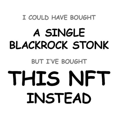 A Single BlackRock Stonk