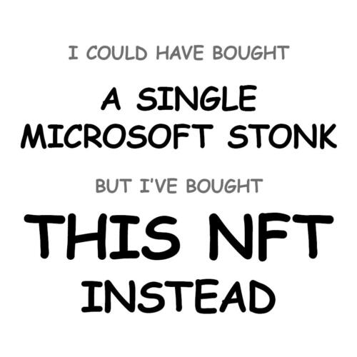 A Single Microsoft Stonk