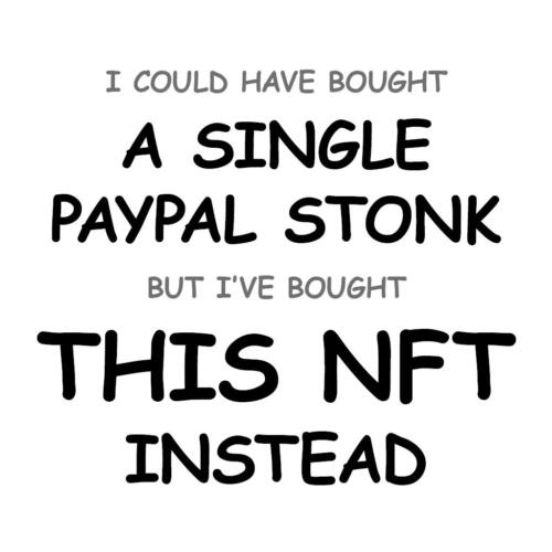 A Single PayPal Stonk
