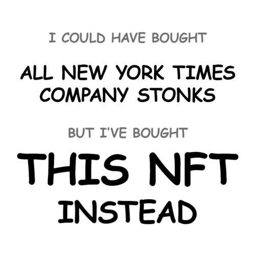 All New York Times Company Stonks