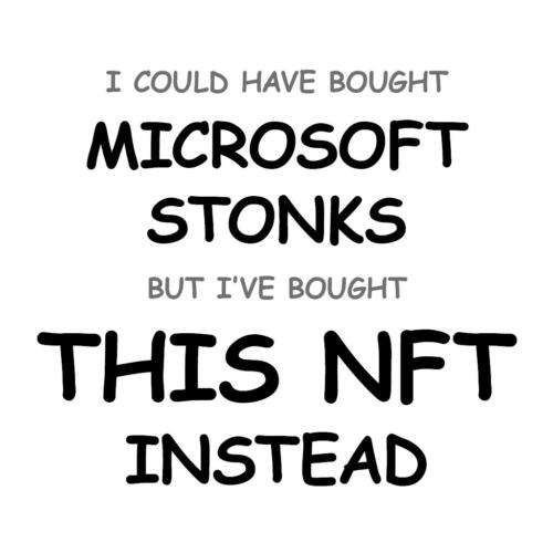 Microsoft Stonks