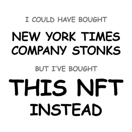 New York Times Company Stonks