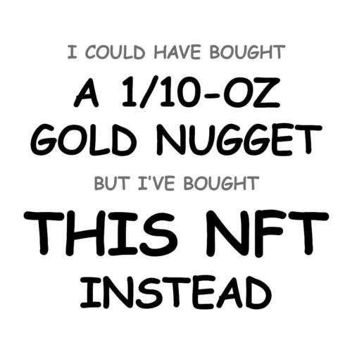 A 1/10-oz Gold Nugget