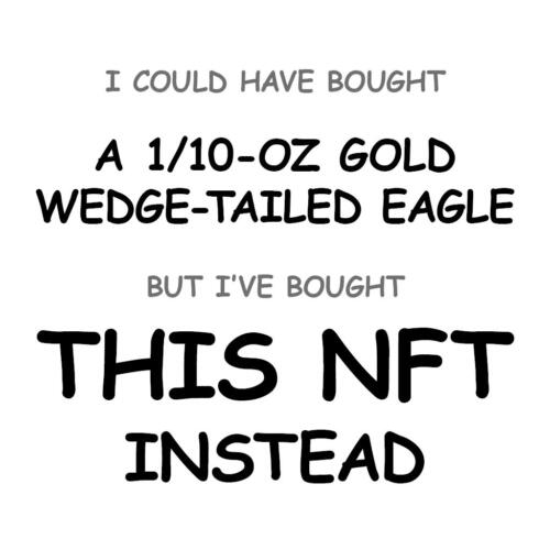 A 1/10-oz Gold Wedge-Tailed Eagle