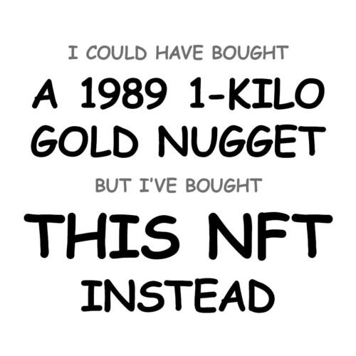 A 1989 1-Kilo Gold Nugget