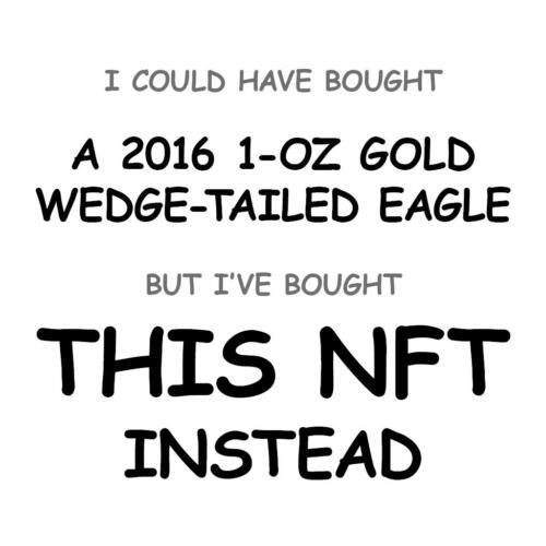 A 2016 1-oz Gold Wedge-Tailed Eagle