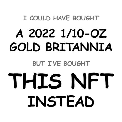 A 2022 1/10-oz Gold Britannia