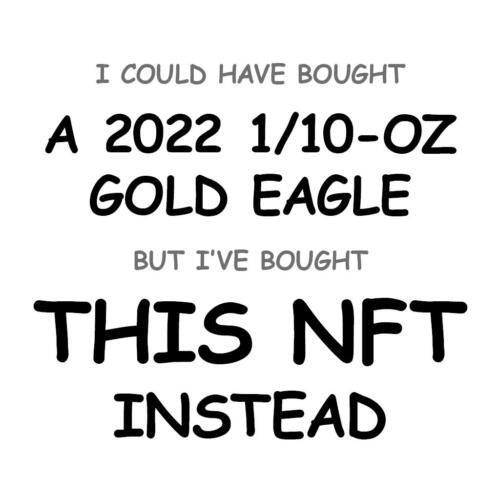 A 2022 1/10-oz Gold Eagle