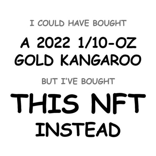 A 2022 1/10-oz Gold Kangaroo