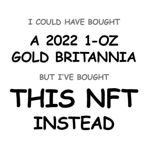 A 2022 1-oz Gold Britannia