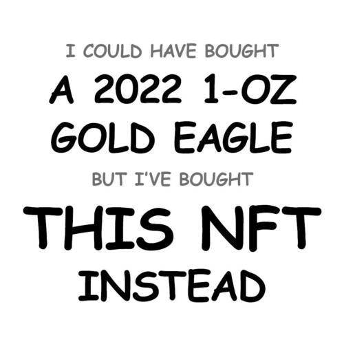 A 2022 1-oz Gold Eagle