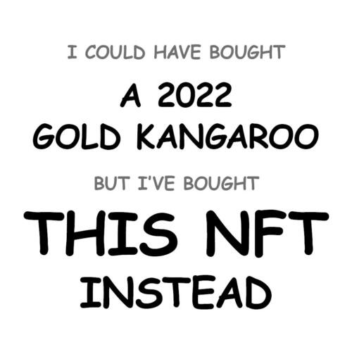 A 2022 Gold Kangaroo