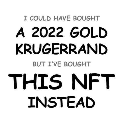A 2022 Gold Krugerrand