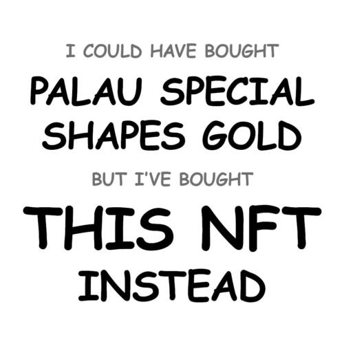 Palau Special Shapes Gold