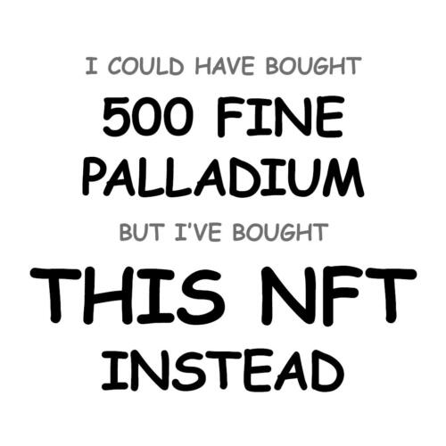 500 Fine Palladium